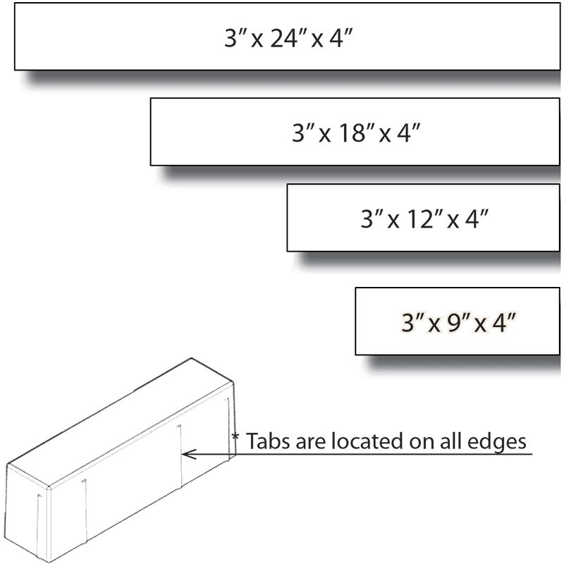 Narrow Modular Pavers