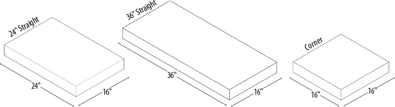 Square Modular Pool Coping