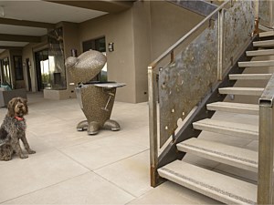 Photo 9: Wedge Almond Sandblast with Brown Aggregate